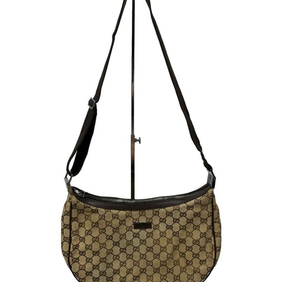 Gucci Hobo Shoulder Bag Monogram GG Canvas - Picture 1 of 9